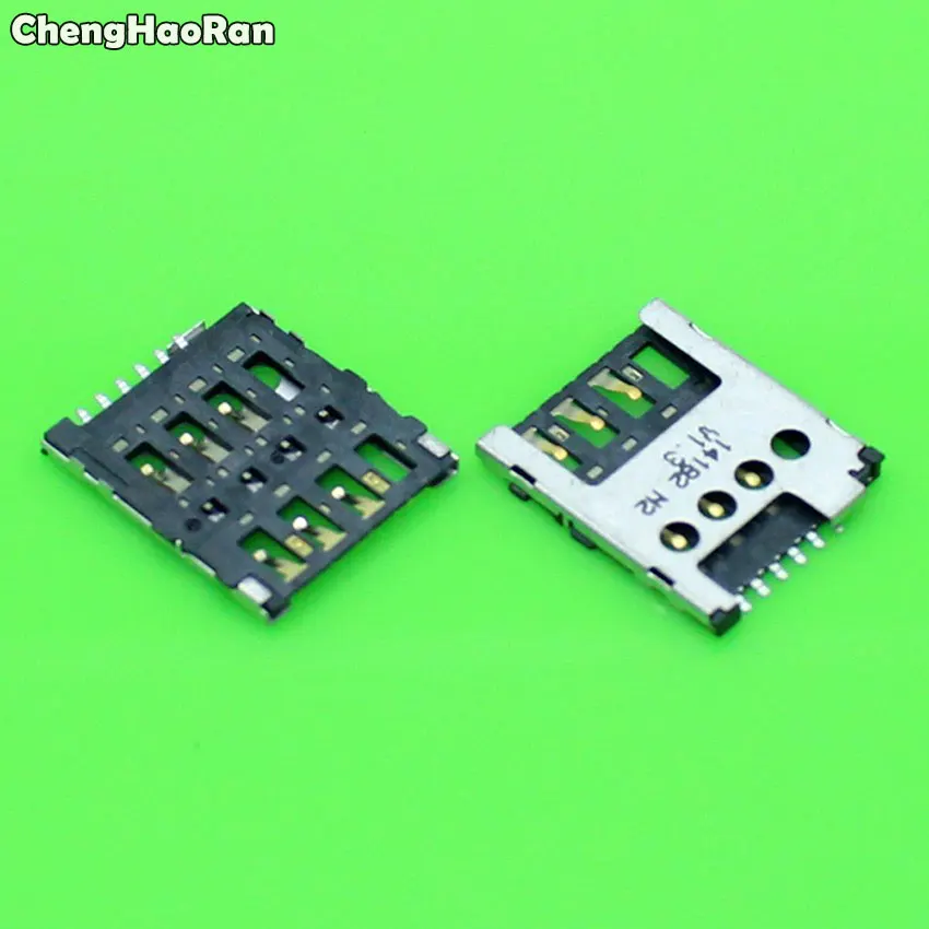 ChengHaoRan 2pcs Sim Card Reader Tray Socket Slot Micro Connector For Nokia Lumia 630 635 636 638 730 X XL