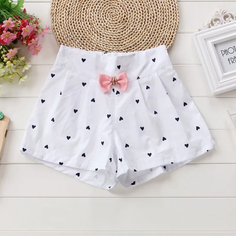 New Arrival Navy Pink Green Color Baby girls shorts Print children shorts kids shorts for girls clothes toddler girl clothing