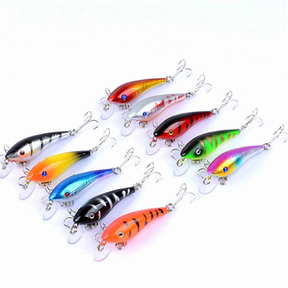 FISHINAPOT 1pcs Swim Fish Fishing Lure 5.7cm 4.5g Artificial Hard Crank Bait topwater Wobbler Japan Mini Fishing Crankbait Lure