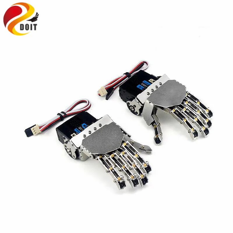 Robot Hand-five Fingers/Metal Manipulator Arm/Mini Bionic Hand/Humanoid Robot Arm/gripper/car Accessories/left/right/DIY RC