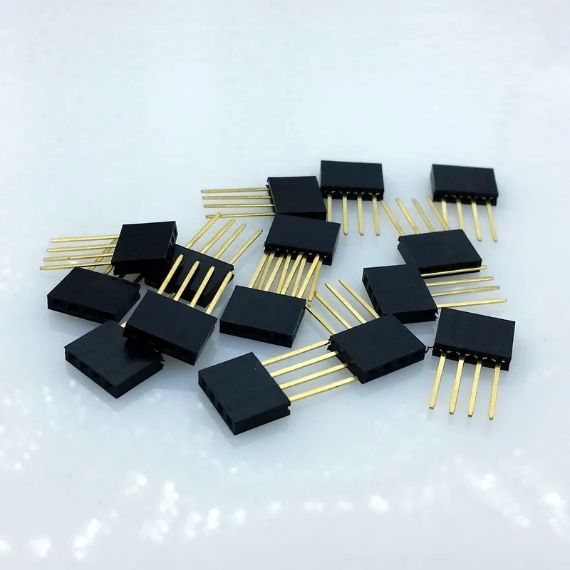 4 Pin Special Female Header 2.54mm PC104 Long Header Connector 50Pcs/Lot