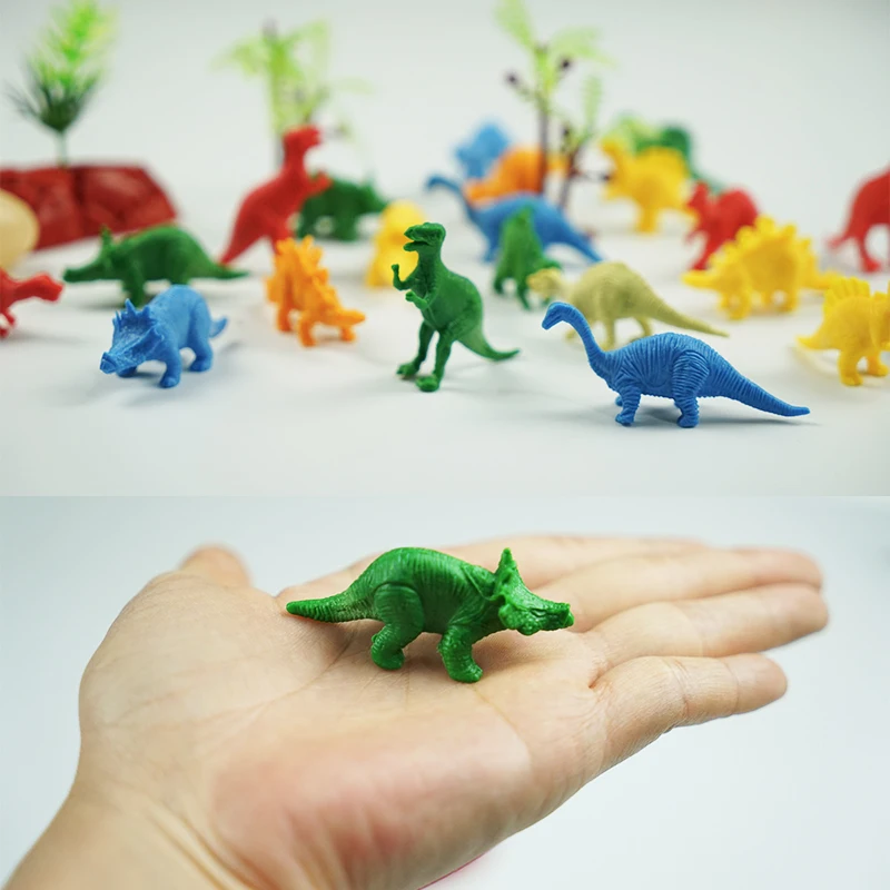 10pcs Mini Animals Dinosaur Simulation Toy Jurassic Play Dinosaur Model Action Figures Classic Ancient Collection For Boys