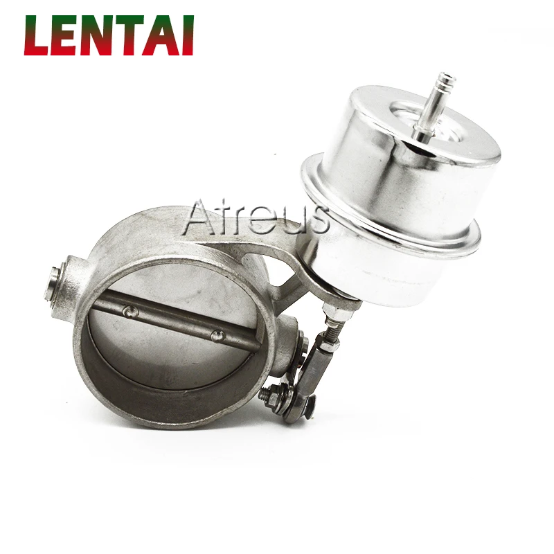 Stainless Steel 2 2.5 3 inch 51mm 63mm 76mm Pipe Car Exhaust Control Valve Set Boost Actuator CLOSED Style Pressure About 1 BAR