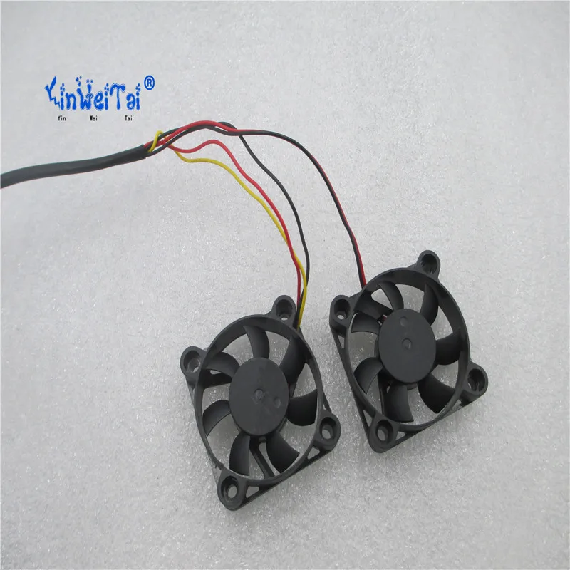 YINWEITAI 2PCS fan for 4010L12S NF3 40*10MM 12V 0.14A 2wire cooling fan