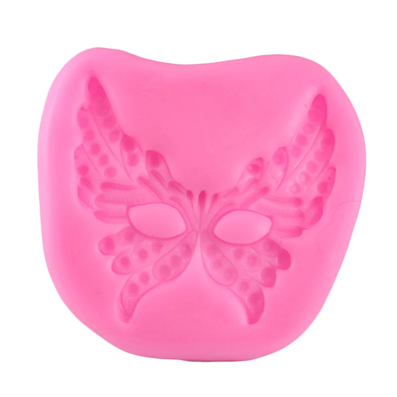 3D Masquerade Mask Silicone Molds For Resin Polymer Clay Chocolate Candy Mold Fondant Cake Decorating Tools Kitchen Baking Mould