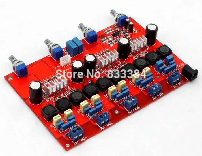 

4.1 TPA3116 digital amplifier assembled board class D DC18V-DC24V (100W+50W*4) free shipping