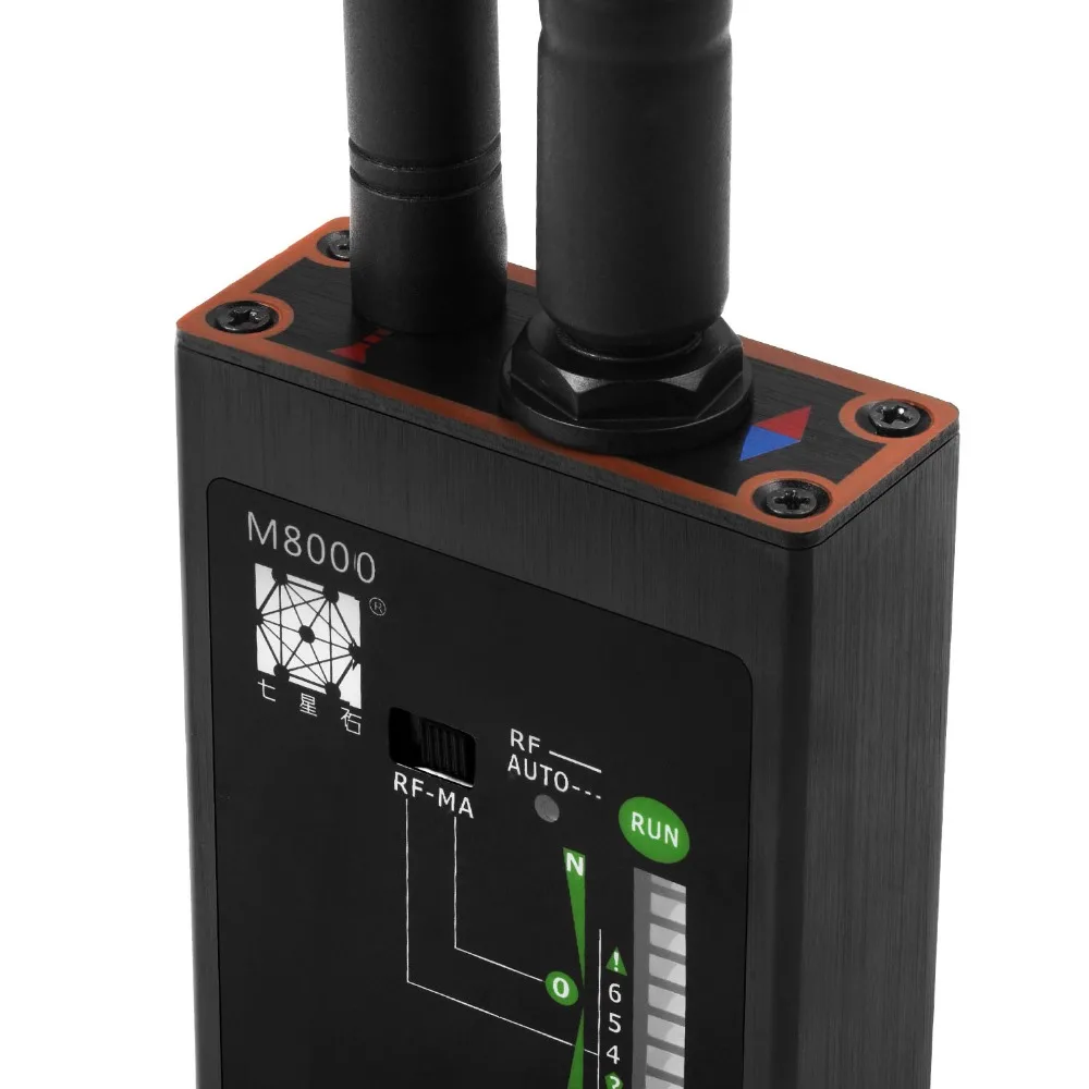 Detektor Sensor Magnet 1MHz-12GHz Pendeteksi Sinyal Mata-mata Nirkabel Deteksi Bug RF Pemindai Nirkabel Pencari Pelacak GPS Tersembunyi