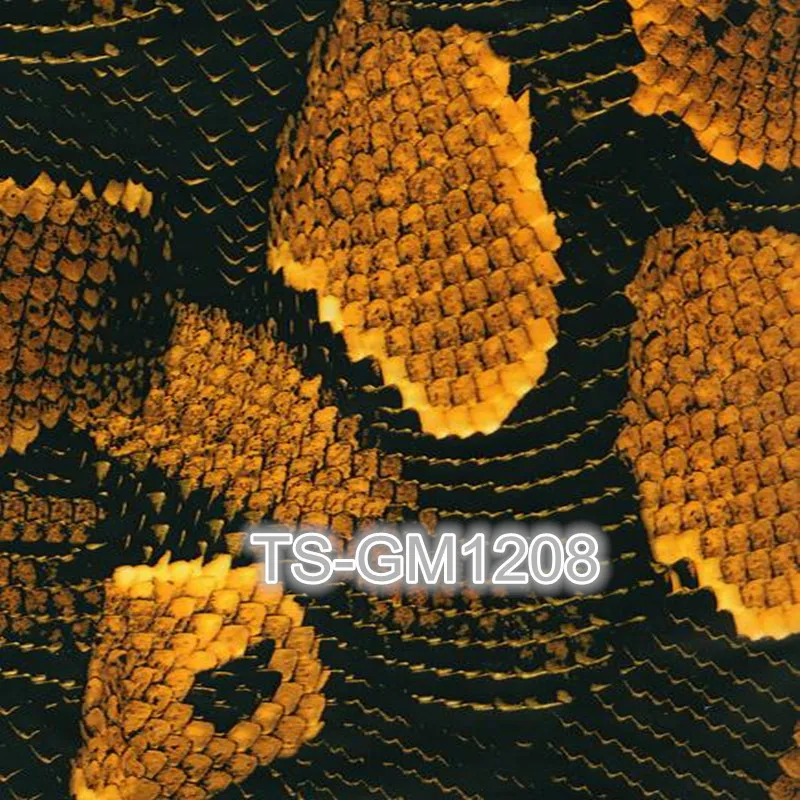 

CS-GM1208 0.5M*20M Hydrographics Yellow Snake Skin Animal Pattern PVA Water Transfer Printing Film