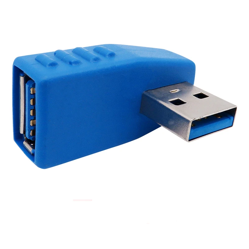 90 Degree Left Right up down Angled USB 3.0 A Male To Female Adapter Connector For Laptop PC Computer  Drop ship
