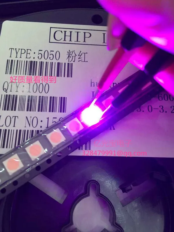 

1000PCS/LOT 5050 Pink SMD Franchise LED