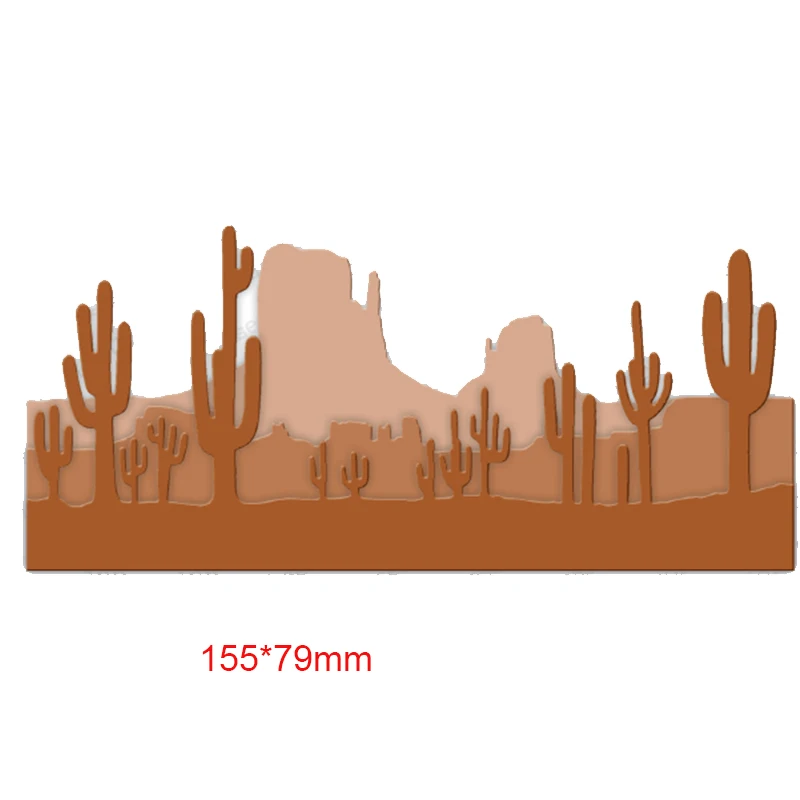 Desert Cactus Metal Cutting Dies Stencils for DIY Scrapbooking Photo Album Decorative Embossing Paper Card Crafts Die Cut 2019