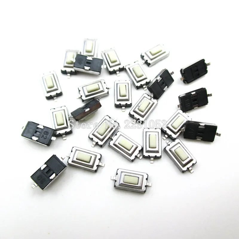 50PCS SMD 3*6*2.5 MM Tactile Tact Push Button Micro Switch Momentary Two Pin For MP3 MP4