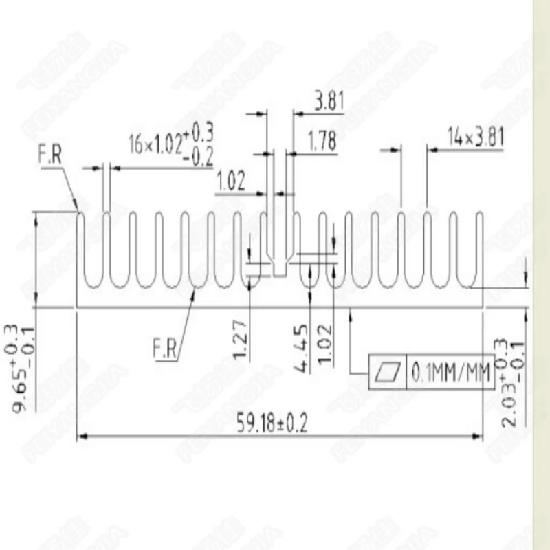 ( Free shipping ) 5 PCS black package mail 60 *60*10mm computer radiator cooling cooler for CPU radiator aluminum