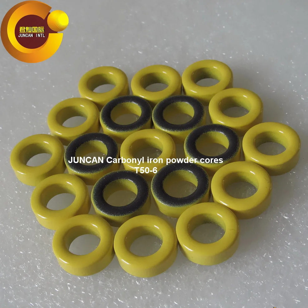 T50-6 High Frequency RF Carbonyl Iron Powder Magnetic Cores