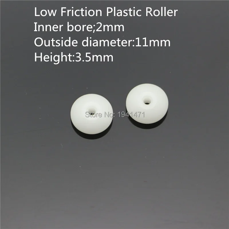 RFDTYGR Long Stabilizing Pole & Low Friction Plastic Roller Set (11mm) Self-made Parts For Tamiya MINI4WD  S021-1  5Sets /lot