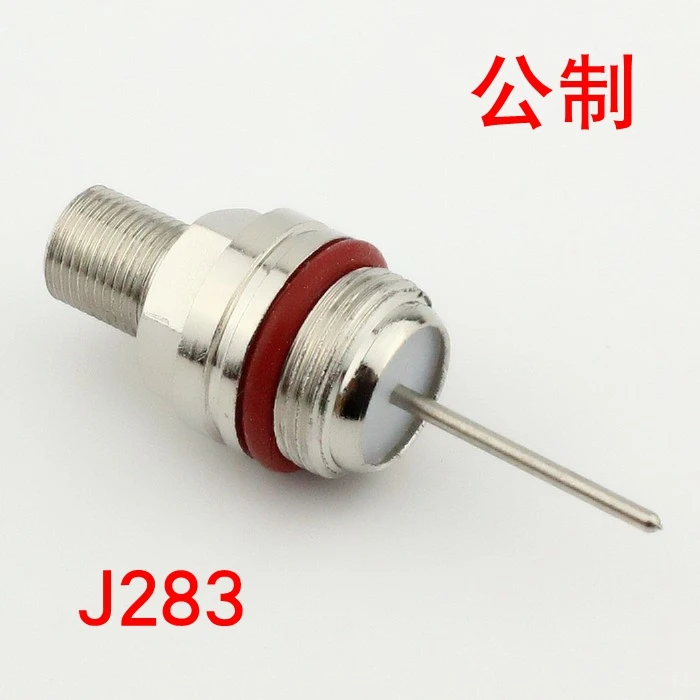 

Cable TV amplifier connector cable connector J283 pin F pure copper needle plug amplifier F metric