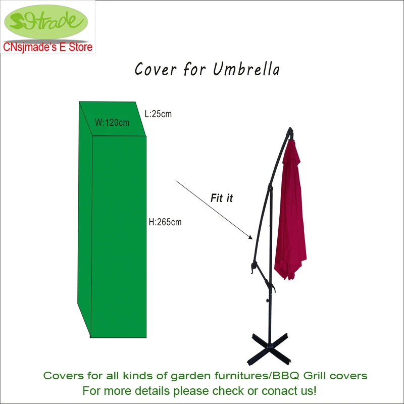 

Garden Umbrellas cover,water proofed cover,dust proofed cover,furniture cover,Free shipping