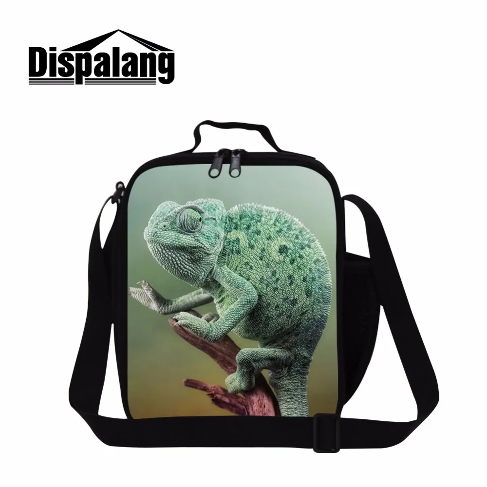 

Dispalang Animal Lunch Bag For Kids Food Storage Cooler Bag Sac Isotherme Lunch Box For Boys Novelty Lizard Men's Thermo Bag