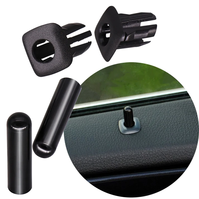 ABS+PC Car Door Latch Pin Door Screw Knob Cap Cover Trim For BMW F10 F02 F07 E70 E84 E90 F35 F18 F07 E70 E89 X5 X3 X1 330i 325i