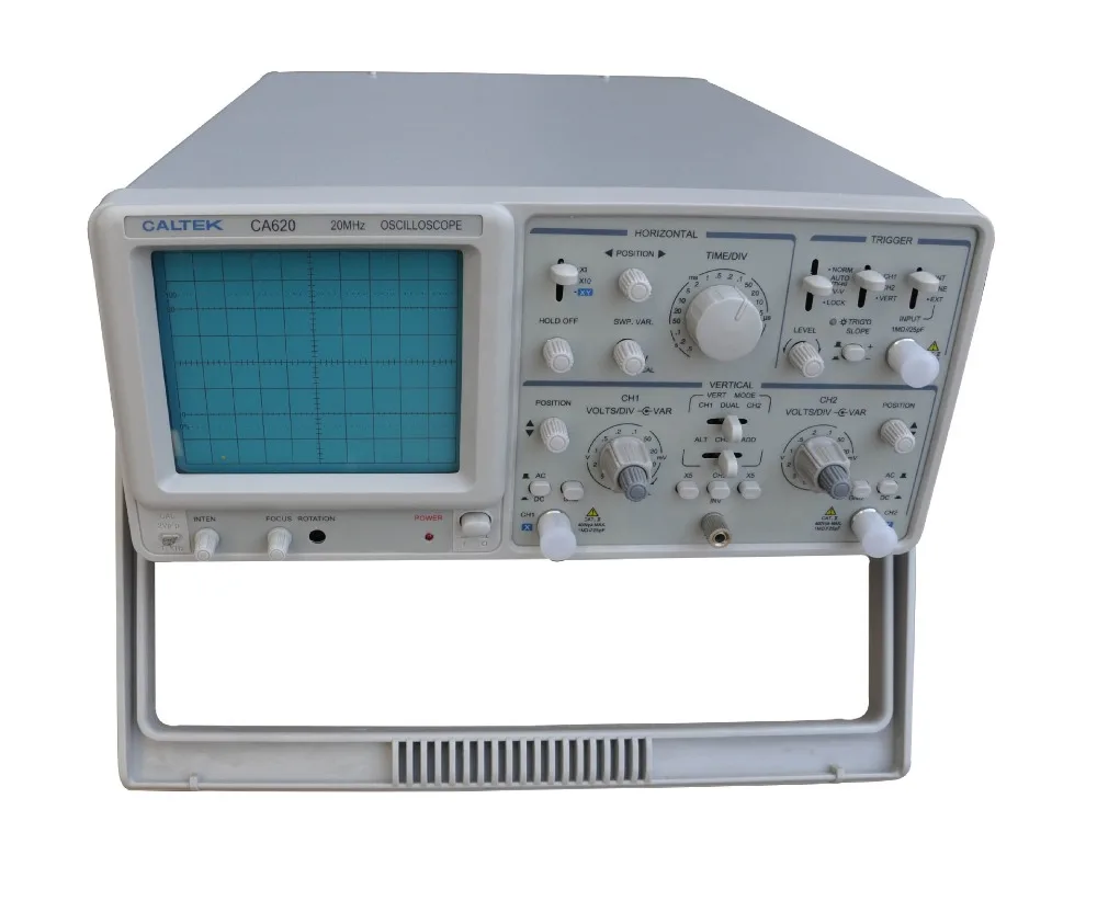 Fast arrival Caltek  CA620N  dual-channel analog oscilloscope dual trace oscilloscope 20MHz