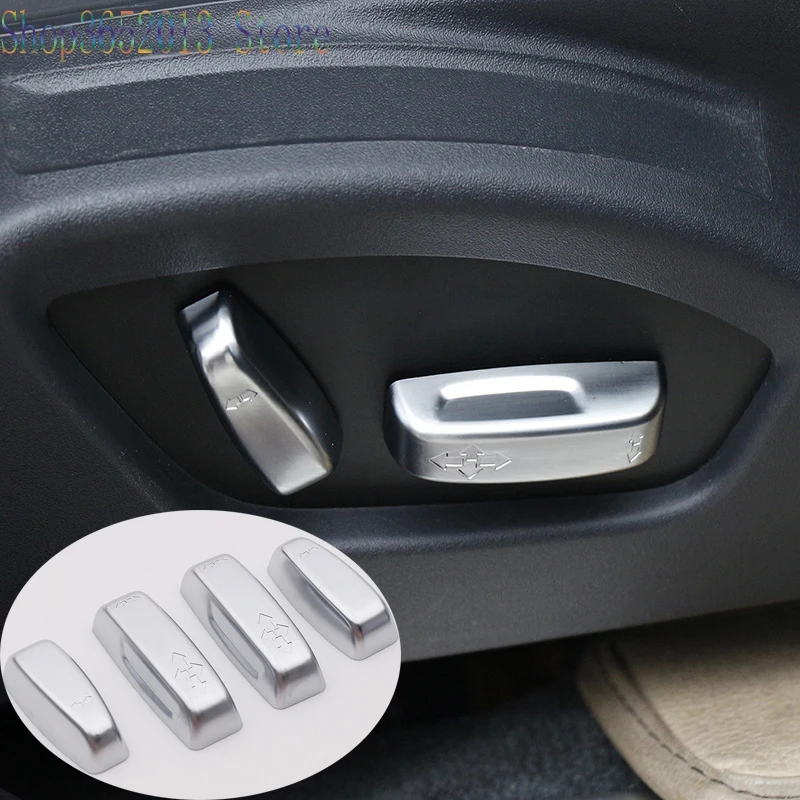 

Car Styling Accessories 4pcs For Volvo XC60 2009-2017 ABS Chromed Seat adjustment button trim cover