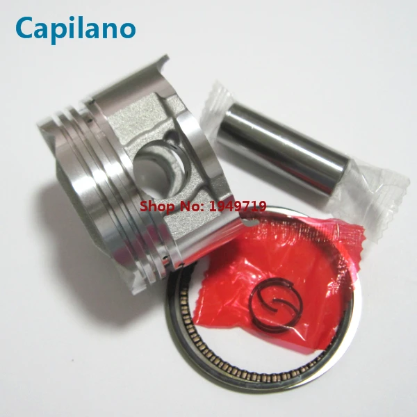 دراجة نارية VF125 مجموعة المكبس مع حلقة المكبس 56.5 مللي متر لقطع غيار المحركات Daelim 125cc VF 125 (4 مكبس صمام) #4