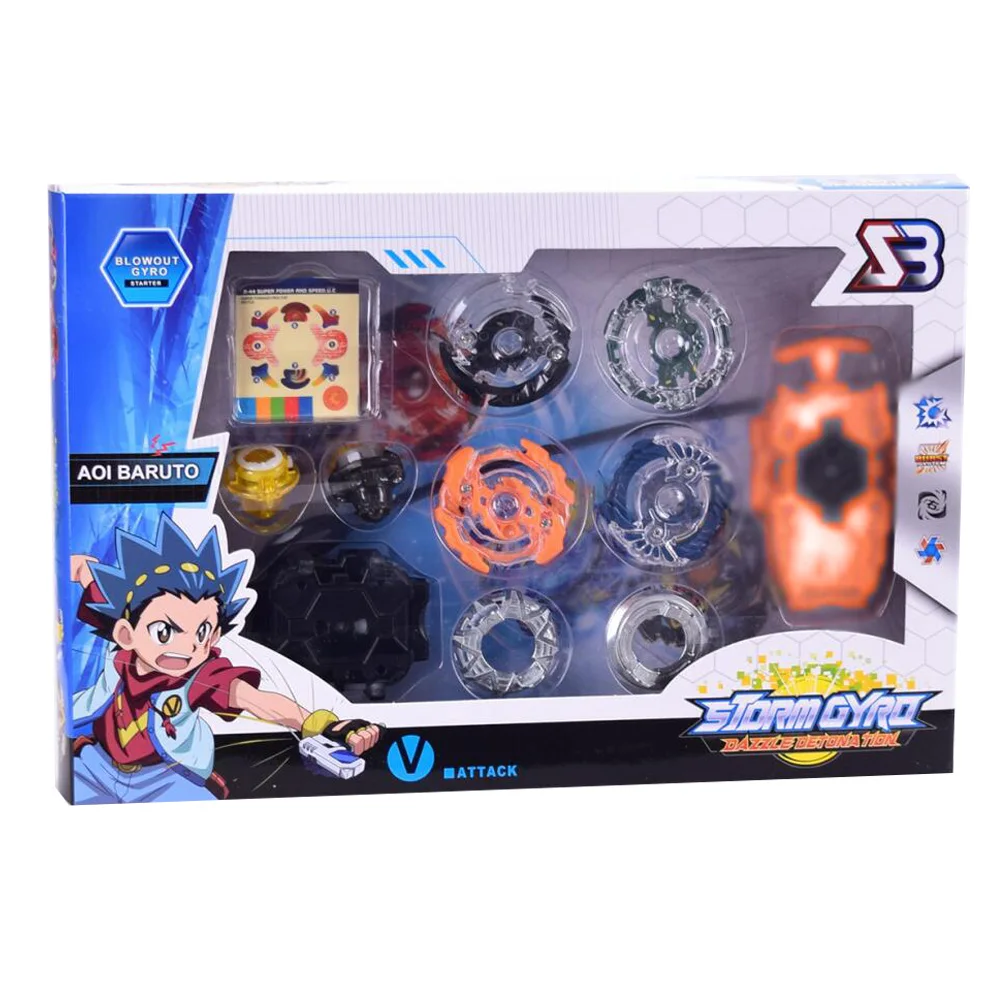 

Spinning Top Launcher Arena Metal Fight Battle Fusion Classic Toys With Box For Kid Christmas Gift