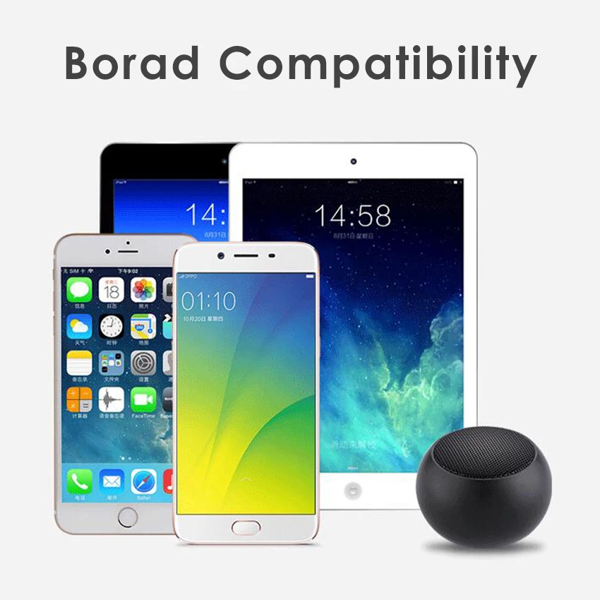 Aimitek Mini TWS Portable Bluetooth Speaker True Wireless Stereo Subwoofer Handsfree Loudspeaker with Mic for Smartphones