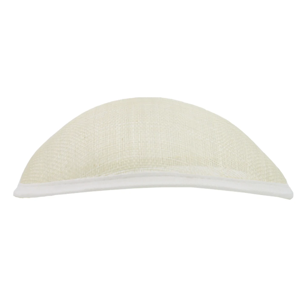 New Style 20*15 cm Sinamay Anomalistic Oval Base Hat Millinery Hat Base Form With Grosgrain Trimming  10pcs/lot view 2