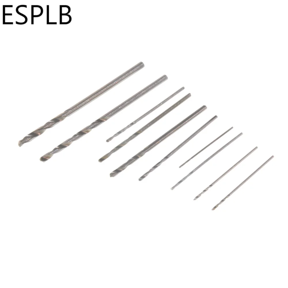 ESPLB Handbohrer mit 10 Stück/20 Stück Spiralbohrer Bit Drehwerkzeuge Mini Micro Aluminiumlegierung Hand zum Bohren in der Holzbearbeitung – Detail 6