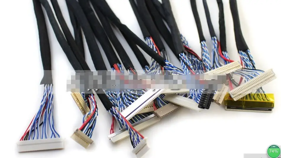 18pcs/set Most Used Universal LVDS Cable for LCD Panel Support 14-26 inch Screen Package Sale NEW