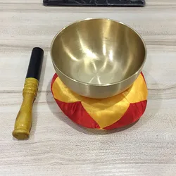 Japanese Copper Singing Bowls with Pillow and Striker, Hand Hammered Chakra Meditation, Buddha Magic