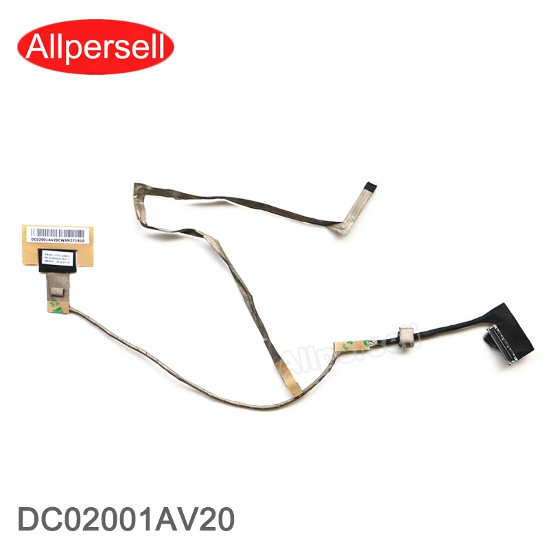 

New LCD Video Cable for ASUS A53U K53T X53B X53U K53U K53TK laptop Screen Cable DC02001AV20