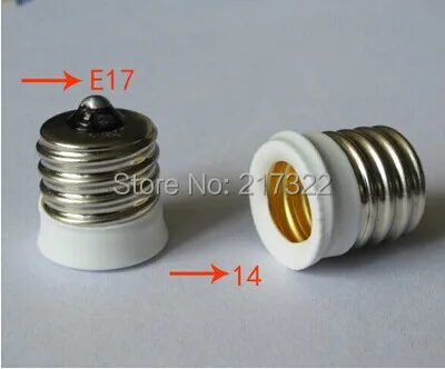 E17 TO E14 adapter Conversion socket High quality material fireproof material E17 TO E14 socket adapter Lamp holder