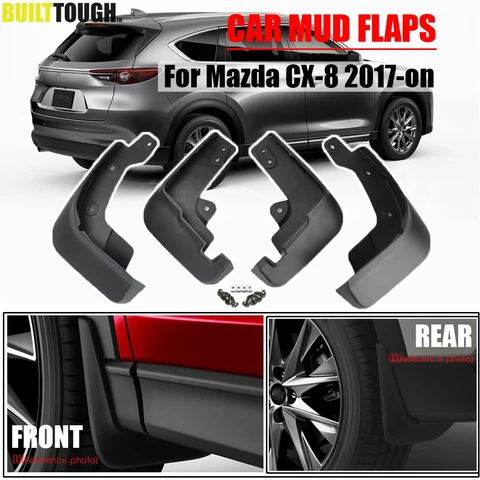 Брызговики автомобильные для Mazda CX-8 CX 8 CX8 2017 -on KG Брызговики от грязи, брызговики, брызговики, передние и задние колеса 2018 2019