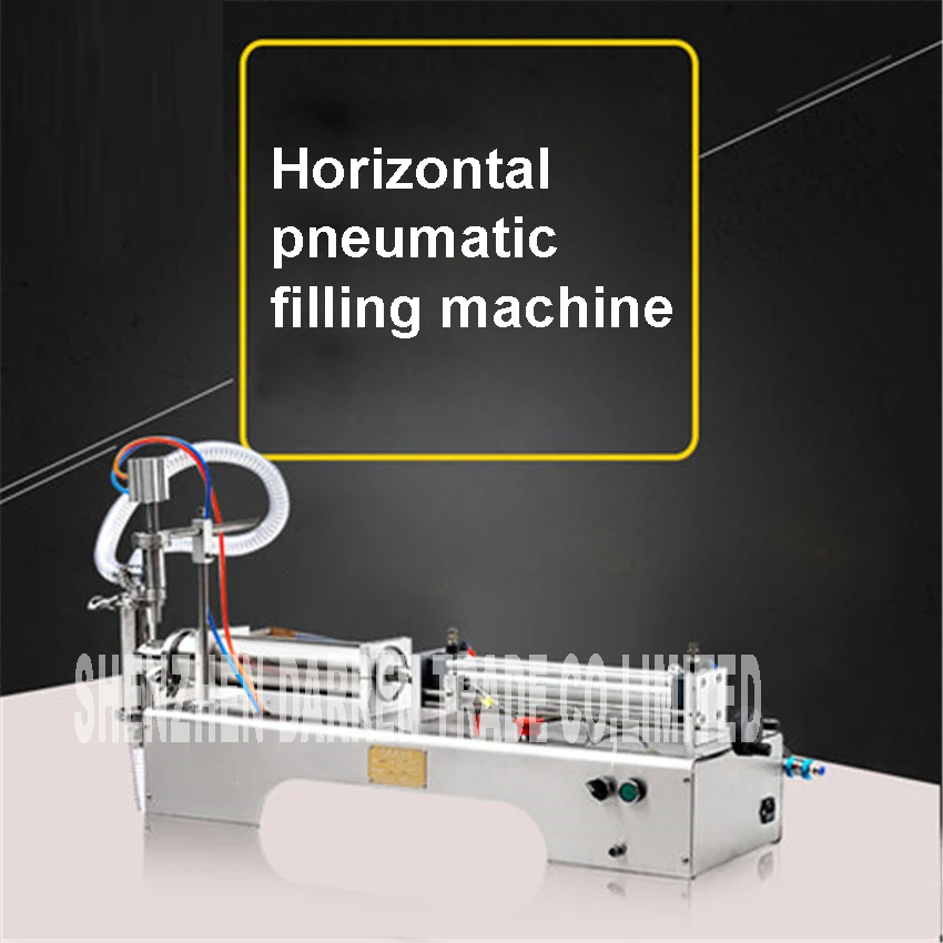 G1WY liquid filling machine, semi automatic pneumatic filler, glycerinum oil shampoo water pump lubricant filling piston