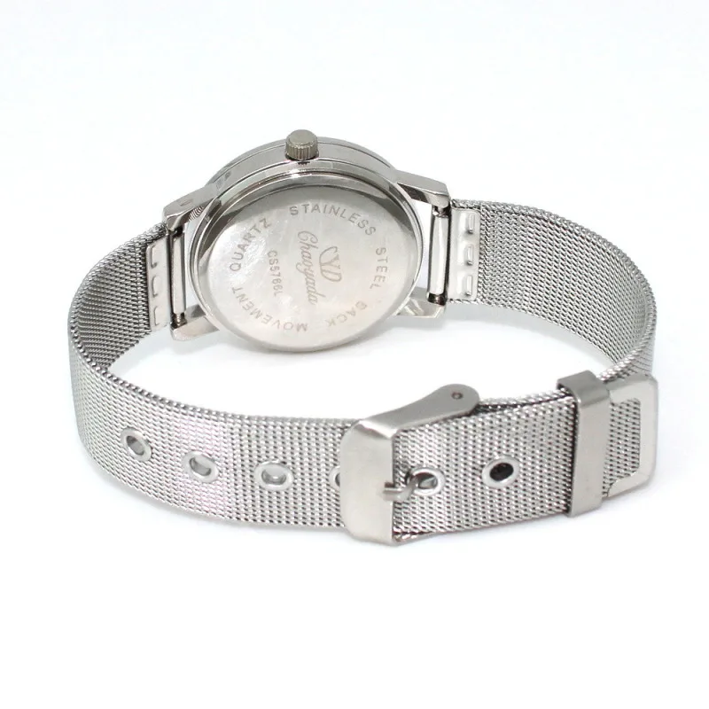 5ชิ้น/ล็อต,ขายส่งผู้หญิงสาวสแตนเลสดูหรูหราควอตซ์ดูสบายๆนาฬิกากีฬานาฬิกาข้อมือRelógio Masculino U66M