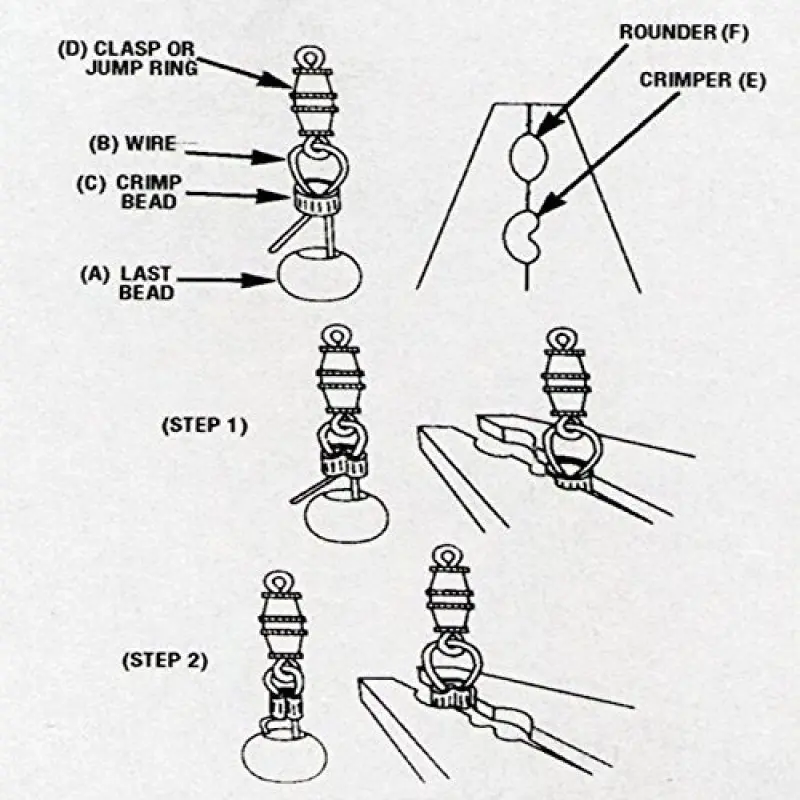 Pince à sertir en acier pour perles à sertir, outils de fabrication de bijoux, DIY, 45 #, F80