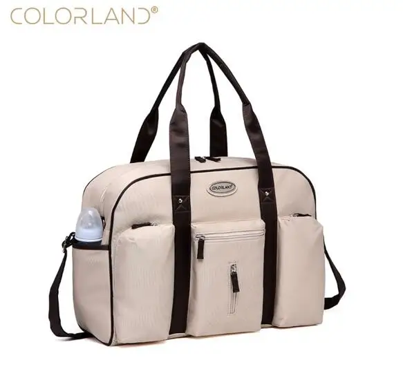 Colorland-bolsa maternidade para fraldas, saco organizador, troca de fraldas, bolso para pai, carteiro, materno