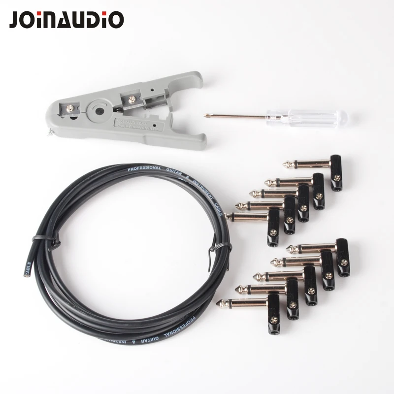 JOINAUDIO Performance Series Instrument Cables DIY for electric guitar, bass guitar,pro audio(cable length 2m)