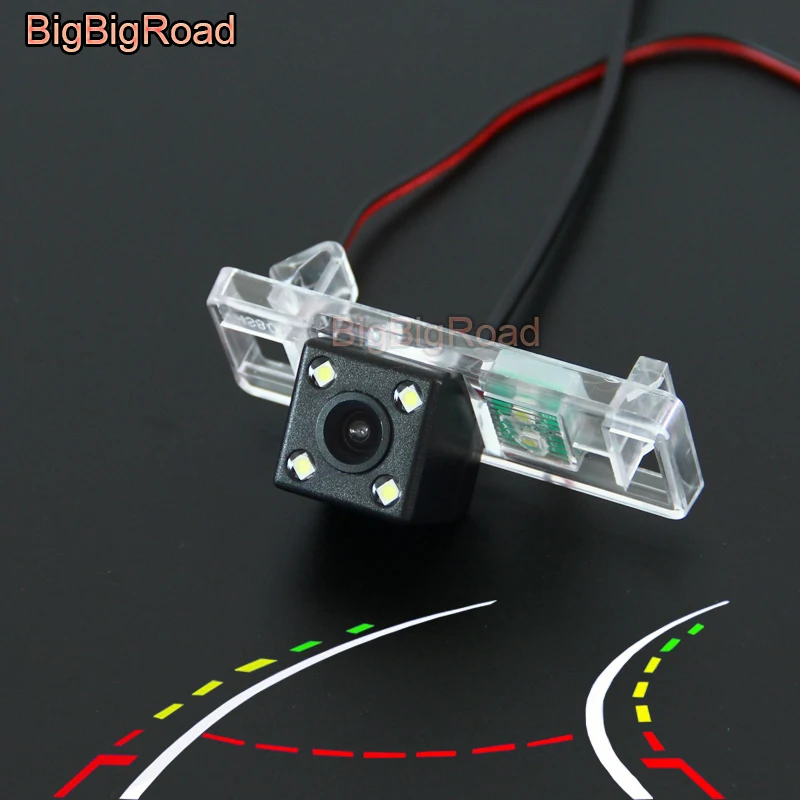 

BigBigRoad Car Intelligent Parking Tracks Camera For Peugeot 3008 / 3008CC 5D Crossover 2008~2012 Reverse Rear View Camera