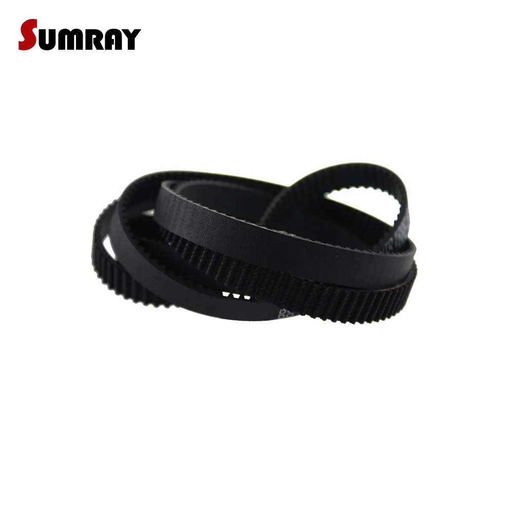 Timing Belt HTD3M-804/810/813/816/825/831/840/843/885/888mm Pitch Length 10/15mm Width Tooth Belt for Engraving Machine