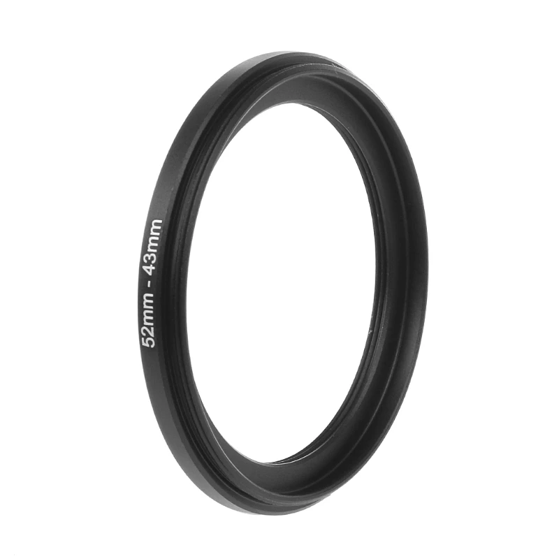 محول عدسة حلقة معدنية ، 52 مللي متر إلى 43 مللي متر ، مرشح أداة الكاميرا ، ملحق جديد