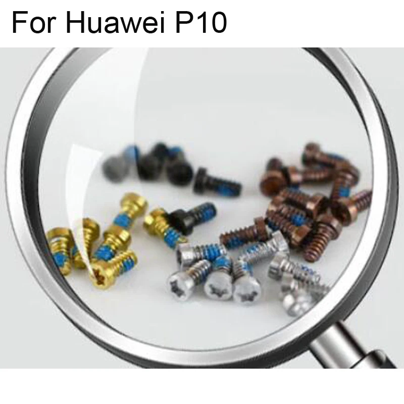 2PCS Tail Bottom Charging Charge Dock Screws For Huawei P10 VTR-L09 VTR-L10 VTR-L29 Screw