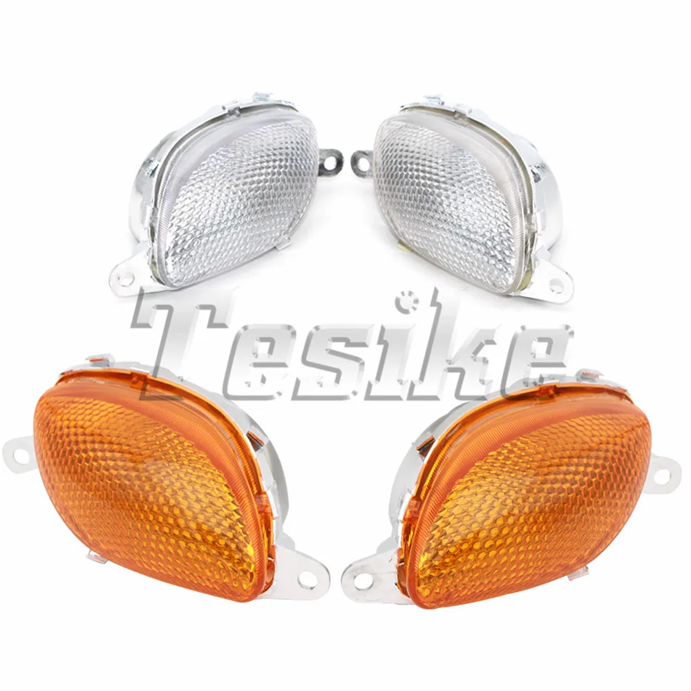 Front Turn Signals Blinker LED Light Lens Lamp Cover For Suzuki Hayabusa GSXR1300 GSXR 1300 1999-2007 00 01 02 03 04 05 06