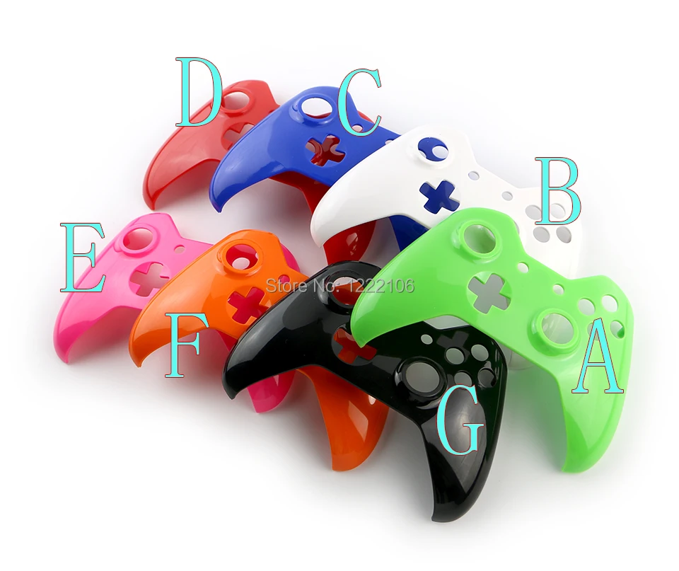 20pcs Colors Front Top Up Shell Case Faceplate for Xbox One Xboxone Controller Housing Cover