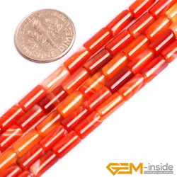 Column Tube Sardonyx Carnelian Beads Natural Stone Beads DIY loose Beads For Jewelry Making Beads Strand 15 Inches wholesale !