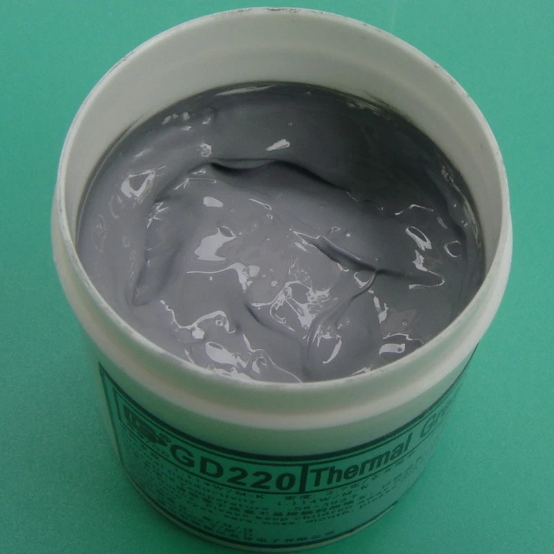 GD Brand Thermal Conductive Grease Paste Silicone Compound GD220 Heatsink Plaster Net Weight 150 Grams Gray For CPU Cooler CN150