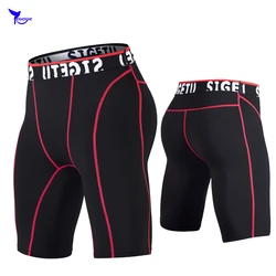 Compressione Sport Leggings Palestra Jogging Shorts Uomini 2019 Pantaloni Running Calzamaglia di Formazione di Breve Maschio di Forma Fisica di Yoga Gonne e Pantaloni Sportswear