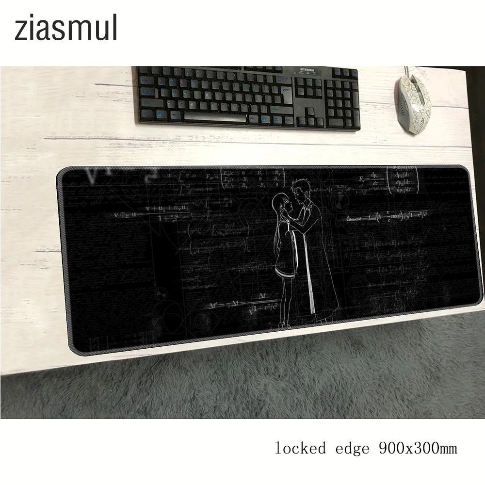 Геймерский коврик для мыши steins gate, игровой коврик для мыши 900x300x 3 мм, большой эргономичный коврик для ноутбука, ПК, padmouse Indie Pop